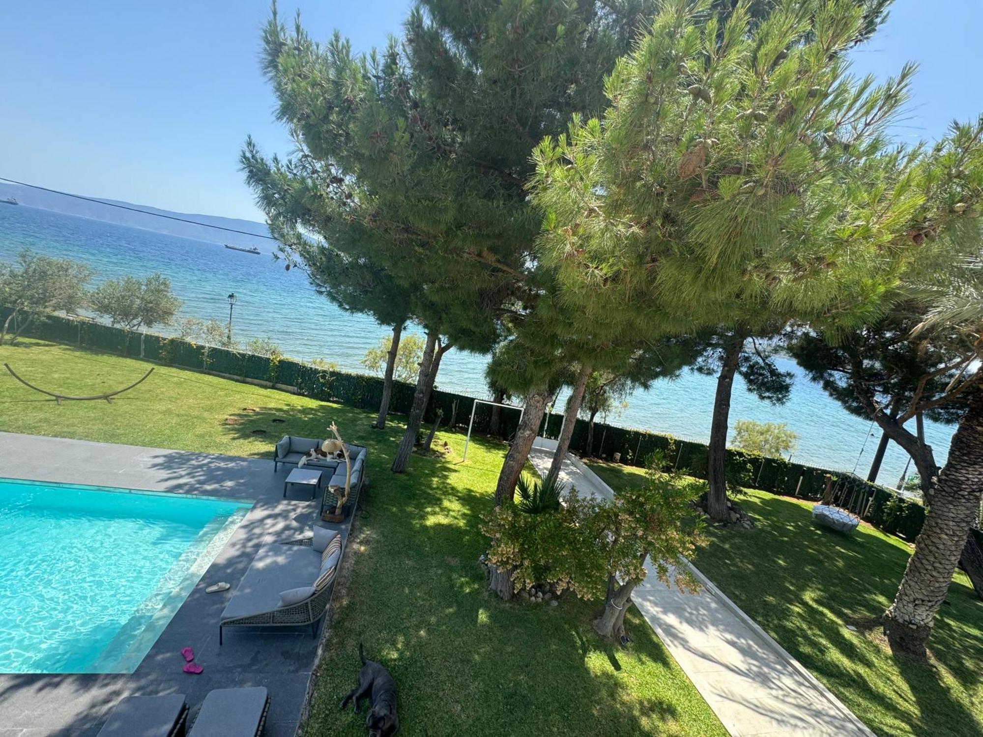 Zoza Luxury Villa Isthmia By The Sea With Private Pool Kalamáki Zewnętrze zdjęcie