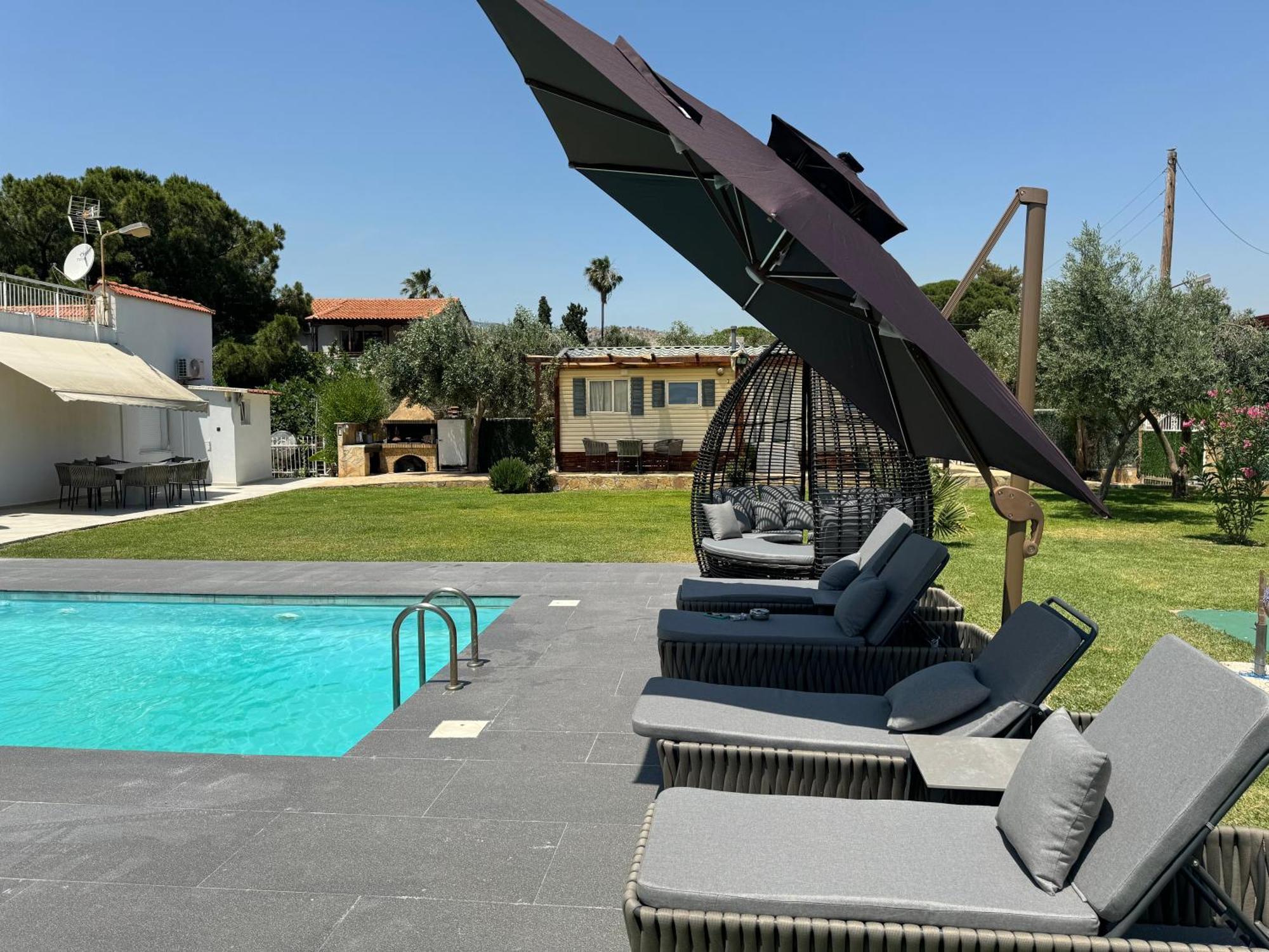 Zoza Luxury Villa Isthmia By The Sea With Private Pool Kalamáki Zewnętrze zdjęcie