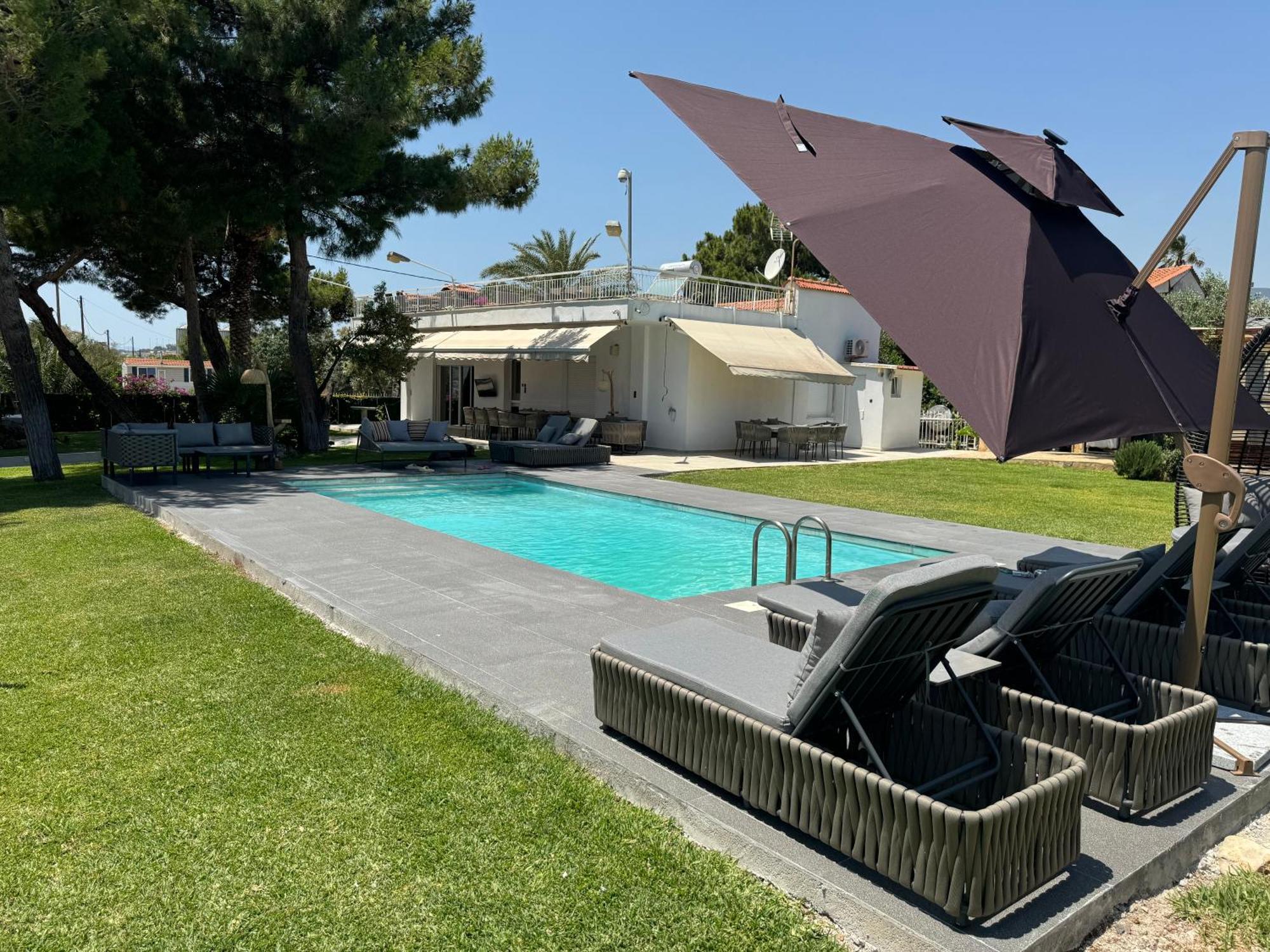 Zoza Luxury Villa Isthmia By The Sea With Private Pool Kalamáki Zewnętrze zdjęcie
